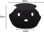 Footstool Animal Footstools Step Stool Kids Stool Upholstered Ottoman Bench Animal Footrest Seat Soft Padded Cushion Suitable for Home, Black Dog