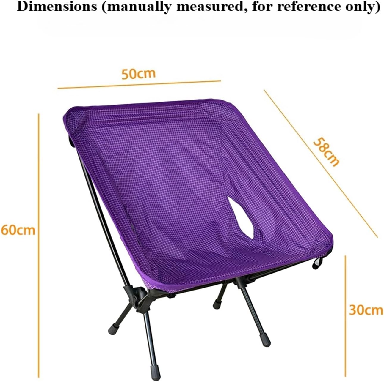 650g Ultralight Flat Foldable Zero Moon Replacement Chair | Plaid Fabric Chair with Magnesium Aluminum Alloy Frame for Outdoor(Set B)