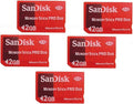 Memory Stick for Sony PSP/Camera Memory Card SDMSG-2048 2GB MS PRO Duo Gaming Card (Pack of 5)