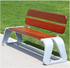 Patio Benches for Outdoors Outdoor Rest Park Bench Seat Square Garden Solid Wood Plastic Garden Benches for Outdoors