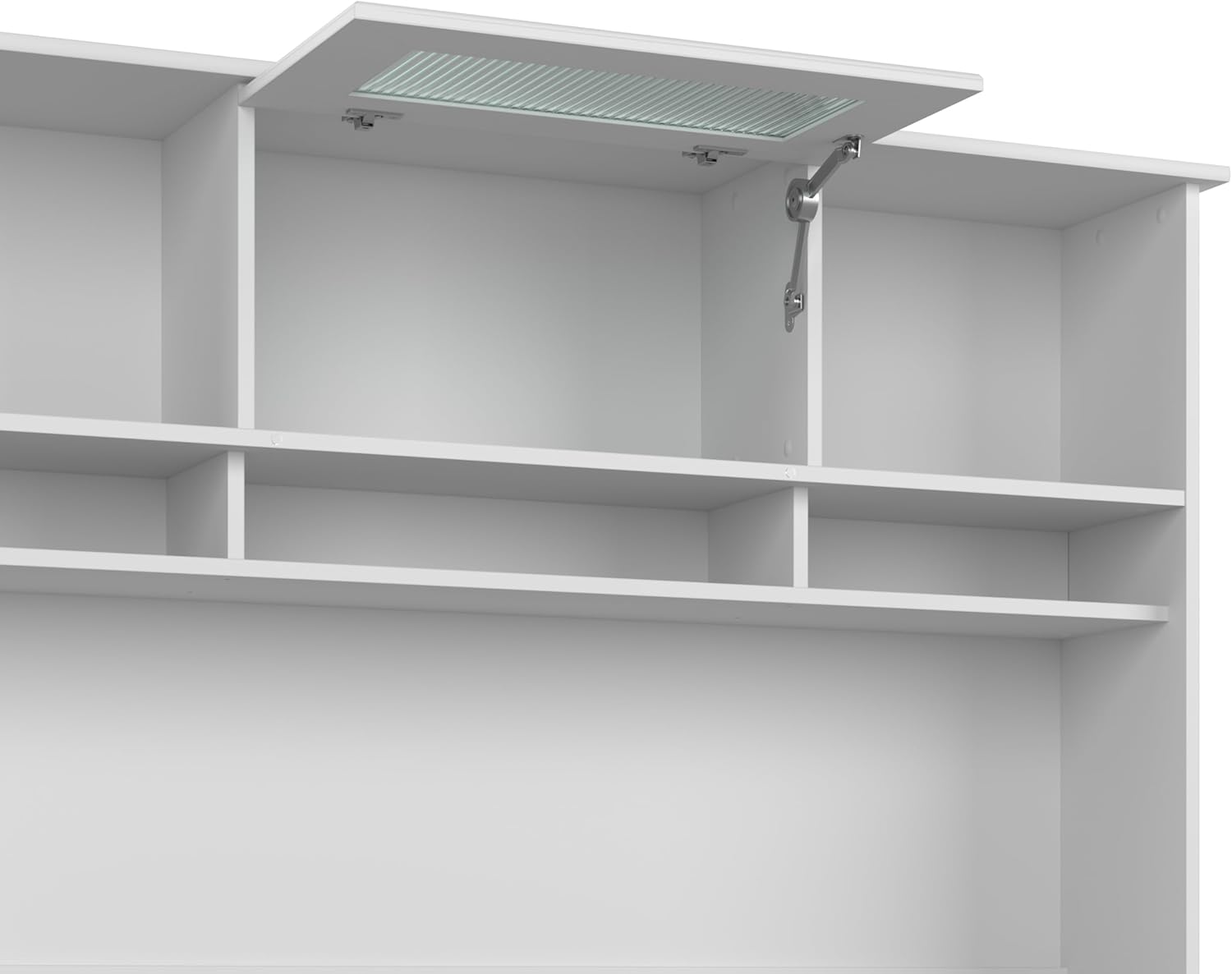 Bush Furniture L Shaped Desk with Hutch, 5 Shelf Bookcase and Lateral File Cabinet | Cabot Collection Corner Computer Table with Storage and Bookshelf | 60Wx23DX37W