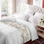 Beige Grey Coastal Bed Runner Scarf Cal King Size, Nautical Beach Starfish Coral Shell Modern Luxury Bed Throw Runners & Scarves for Twin Full Queen King Foot of Beds, Bedroom Decoration, 102"x20"