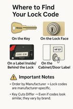 HON 103E File Cabinet Replacement Keys: 2 Keys