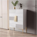 Entryway Cabinet Modern Simple Sideboard Light Luxury Large Capacity Storage Cabinet Living Room Tall Solid Wood Drawer Storage Cabinet Sideboard Storage Cabinet(B)