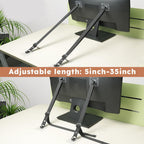 2 Pack Adjustable TV Safety Straps TV Wall Anchors No-Drill Adhesive Anti-Tip Furniture Anchors for Proofing Furniture Wall Anchors Flat Screens Fix to Wall,Cabinet,Stand Or Desk(COLOR:black)