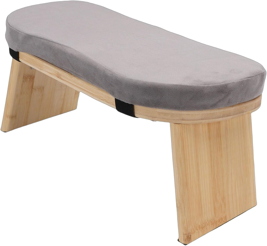 Folding Meditation Bench Kneeling Stool Zen Meditation Seat with 5 Degree Tilt Magnetic Locks 260lb Capacity Soft Cushion for Home Relaxation Yoga Travel