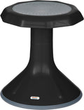 Back2School Express Wobble Sensory Stool, 15in Seat Height, Flexible Seating, Black