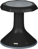 Back2School Express Wobble Sensory Stool, 15in Seat Height, Flexible Seating, Black