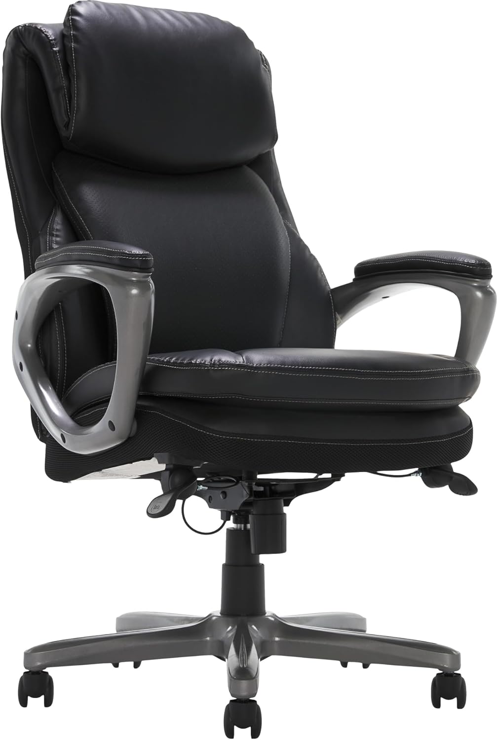 Serta® Smart Layers™ AIR Arlington Executive Chair, Black/Pewter