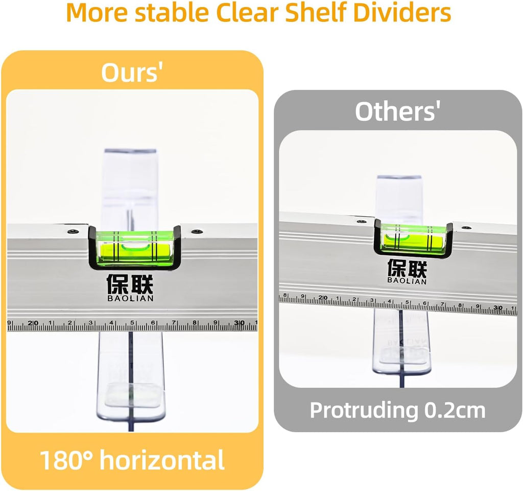 Shelf Dividers，Vertical Purse Organizer for Closet，Thickened and Sturdy Shelf Organizer for Sweater, Shirts, Handbags,8" Tall x 11" (6 Pcs)