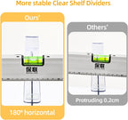 Shelf Dividers，Vertical Purse Organizer for Closet，Thickened and Sturdy Shelf Organizer for Sweater, Shirts, Handbags,8" Tall x 11" (6 Pcs)