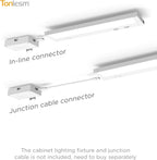 Extension Accessories Compatible with Hyperlink & Lumilink Series Under Cabinet Light with Quick-Connect (Wired Box, White, 2.52 Inch)