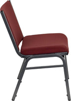 Flash Furniture 4 Pk. HERCULES Series Big & Tall 1000 lb. Rated Burgundy Fabric Stack Chair