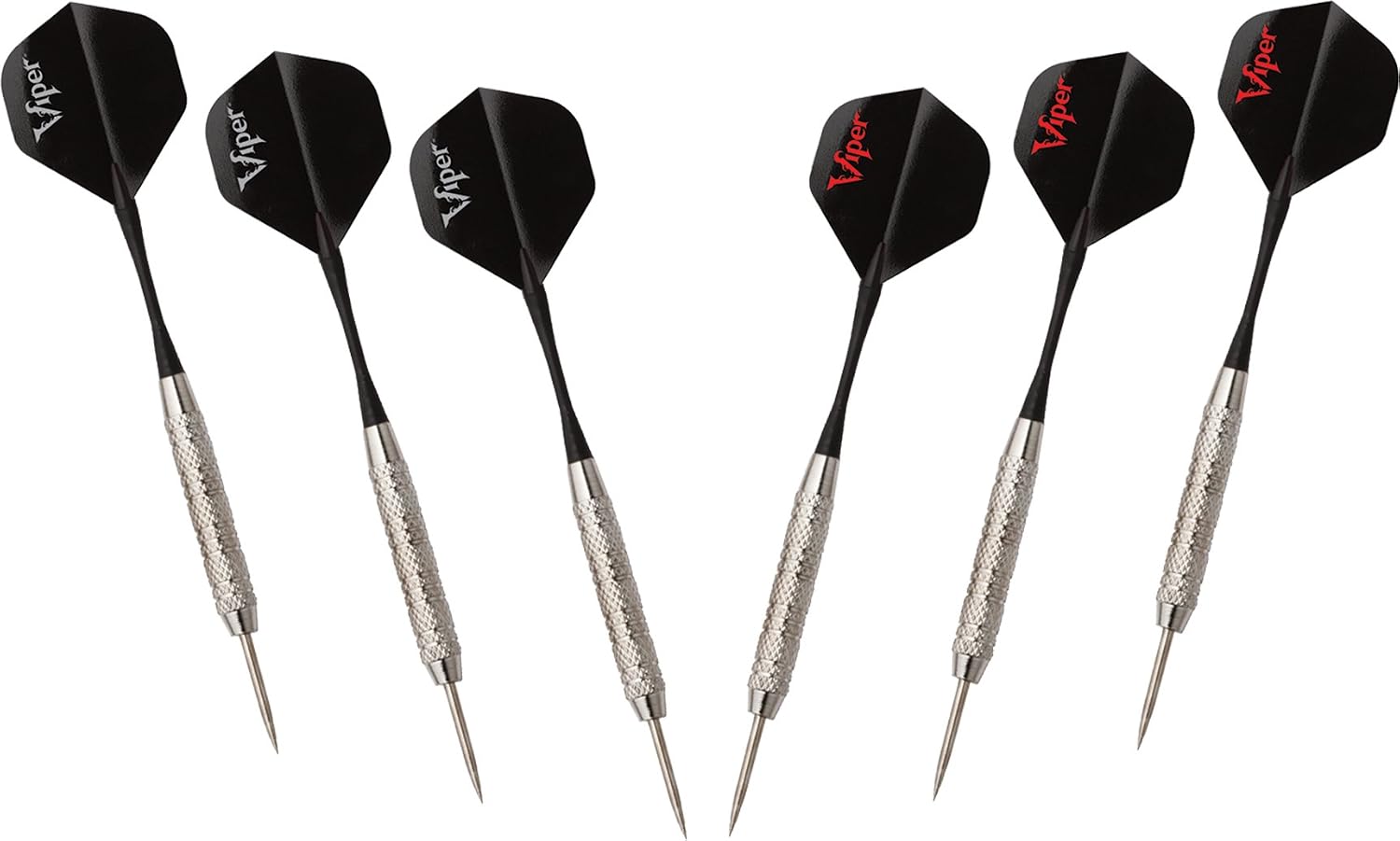 Viper Vault Cabinet & Shot King Sisal/Bristle Dartboard Ready-to-Play Bundle with Two Sets of Steel-Tip Darts, Throw Line, and Dry Erase Scoreboards, Walnut Finish