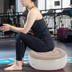 Inflatable Foot Stool PVC Air Inflatable Stool Ottoman Chair for Dorm or Outdoor Camping or Sports