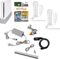 Wii Console Bundle (White) with Wii Play Game (2 Players) -Smart TV Ready (Renewed)