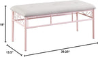 Powder Pink Bench