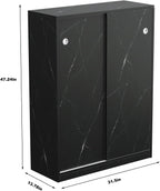 Modern Shoe Cabinet with Sliding Door, Saving Space Storage Cabinet for Entryway Hallway,for Kitchen Home