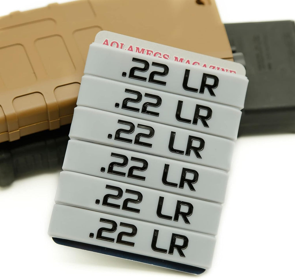 Aolamegs .22 LR Magazine Marking Bands 6 Pack