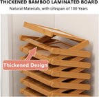 2026 New The 9-Tier No-Assembly Bamboo Foldable Shoe Rack, Without Installation Portable Vertical Shoe Storage Organiser for Entryway, Bedroom, Closet, Hallway (Brown, 10 Layers)