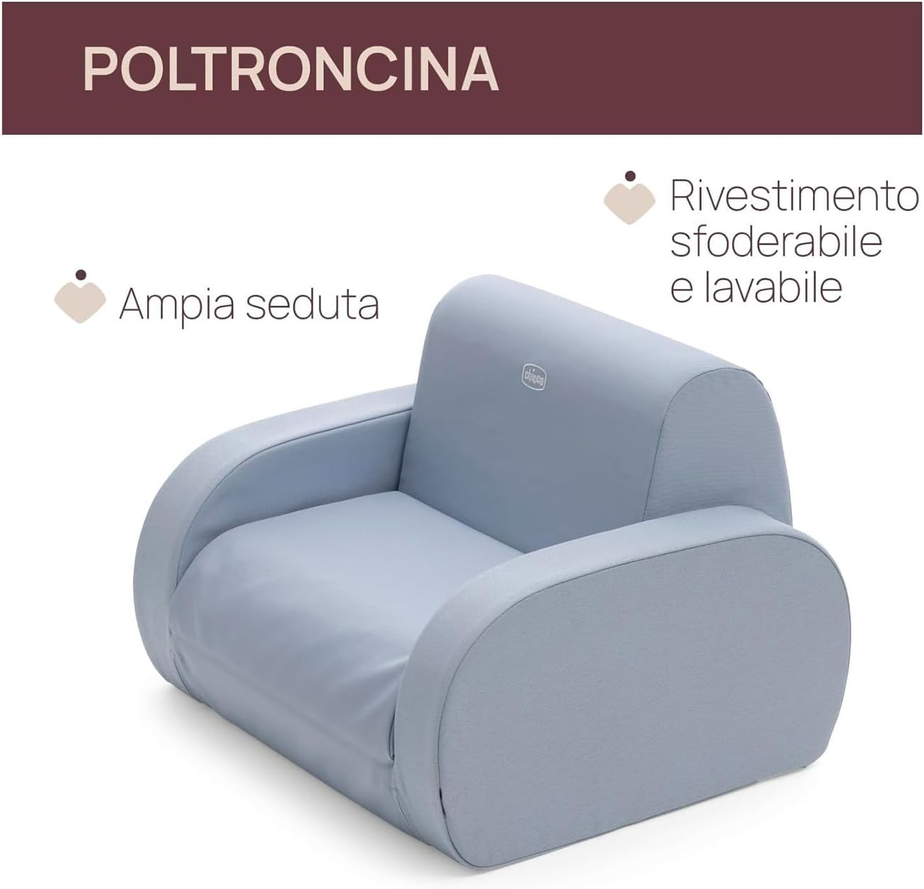 POLTRONCINA TWIST POWDER BLUE