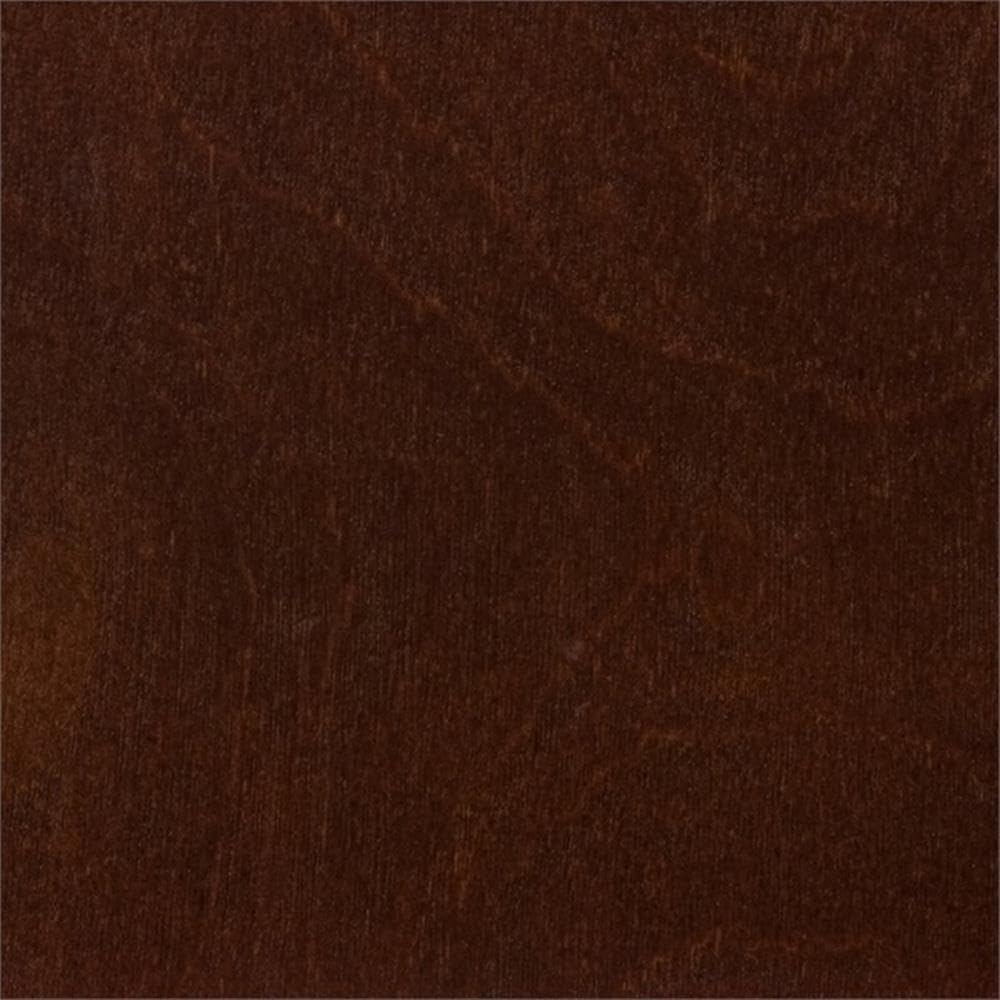 Pemberly Row Contemporary Wood Kitchen Island in Mahogany Finish
