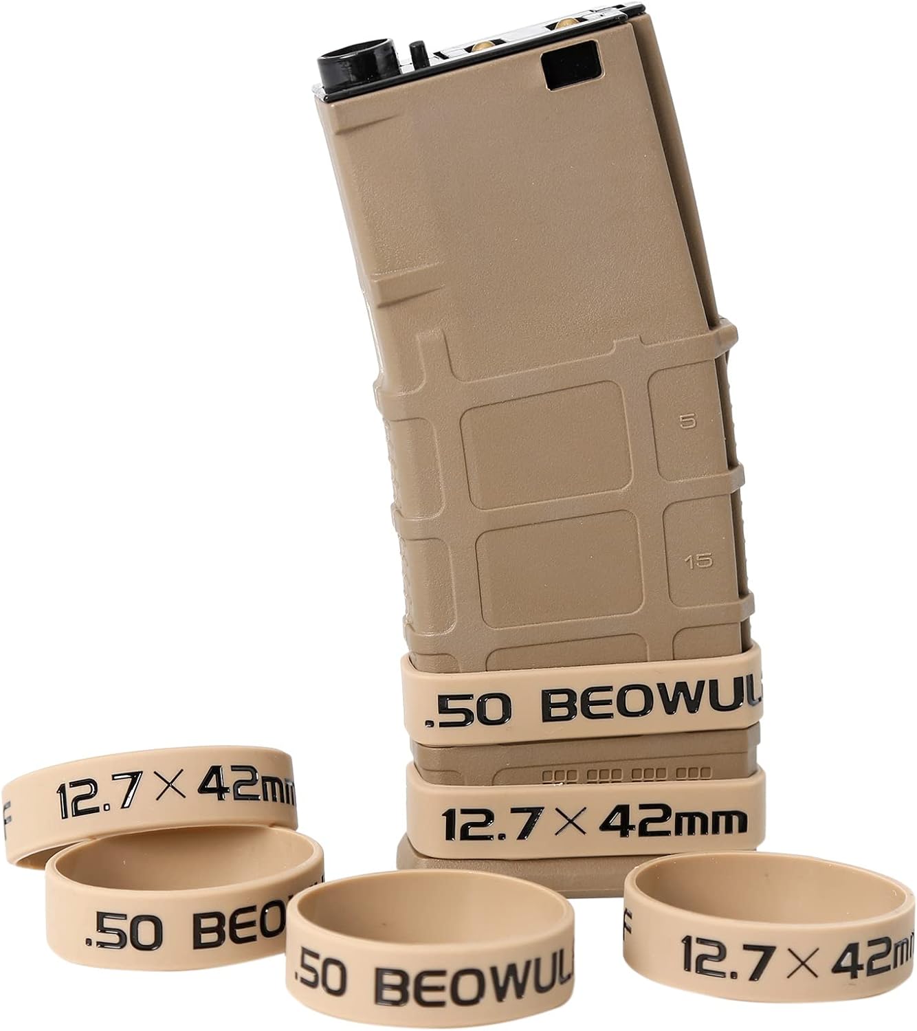 Aolamegs 50 Beowulf /12.7x42mm Magazine Marking Band 6 Pack