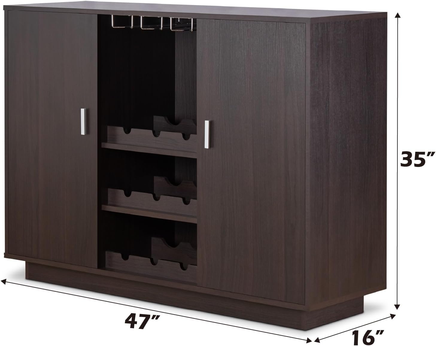 Wine Cabinet with Storage Shelves, Kitchen Wine Sideboard Cupboard Pantry Cabinet,for Kitchen Home
