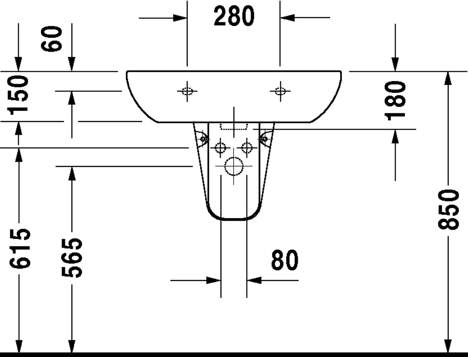 Duravit 23106500002, Medium