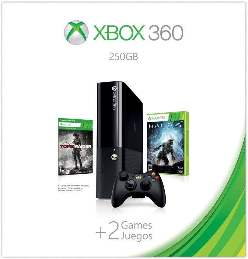 Xbox 360 500GB Console Bundle (Tomb Raider & Halo 4)