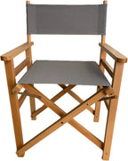 Upone 2 Set (4pcs) 20.86" L x 16.14" W Directors Chair Canvas Replacement Covers Kit for Directors Chairs,Movie Chair Replacement Canvas Oxford Cloth Cover for Home Director Chair Large Size (Grey)