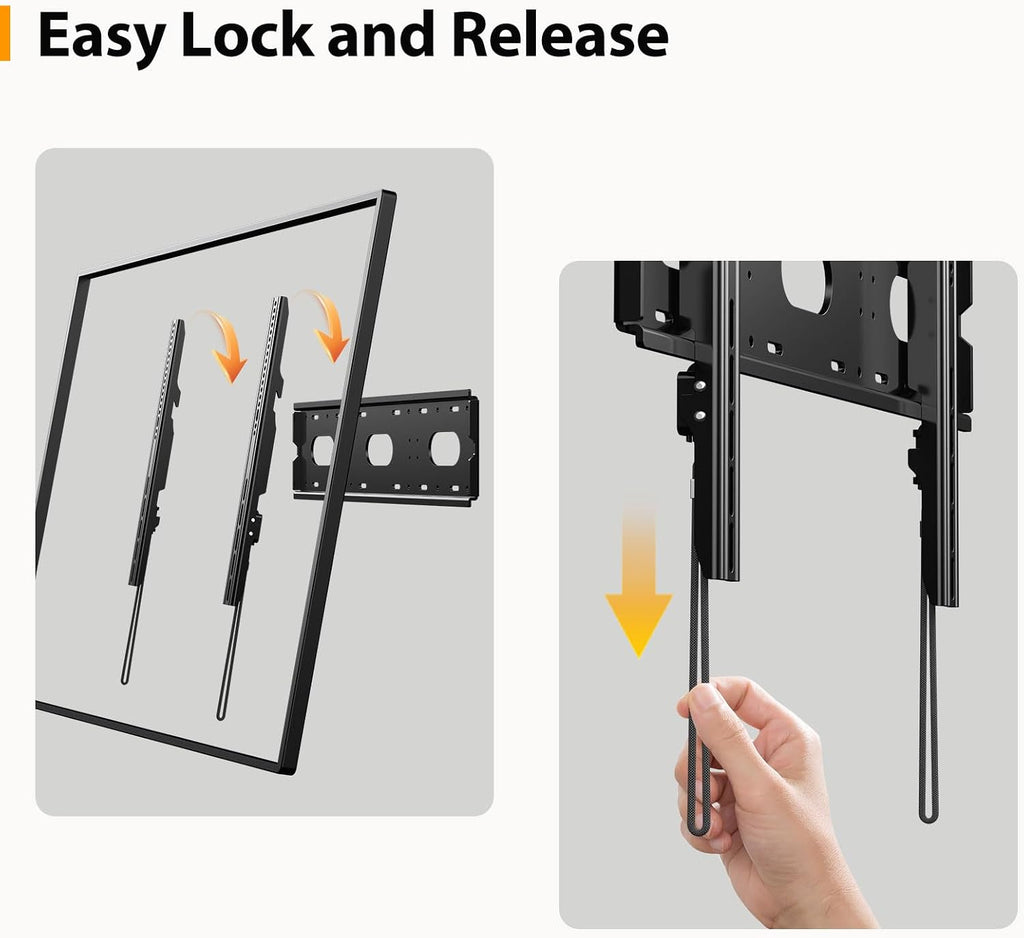 Fixed TV Wall Mount Bracket Low Profile Wall Mount TV Bracket (Ultra Slim Fixed TV Mount 42-90＂)