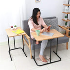 Vintage Wall-Mounted Shelf, Side Table, Living Room, Hallway, Kitchen, Wooden and Metal (Gold) Small Storage Table
