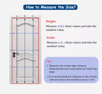 Mesh Sliding Folding Door with Lock & Key, Aluminum Frame Interior Accordion Doors for Exterior, Vented Room Divider Foldable Retractable Screen Gate(75x80in(191x203cm))