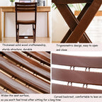 White Plastic Folding Chairs 4 Pack Indoor Outdoor Portable Dining Chairs(Brown,4-Pack)