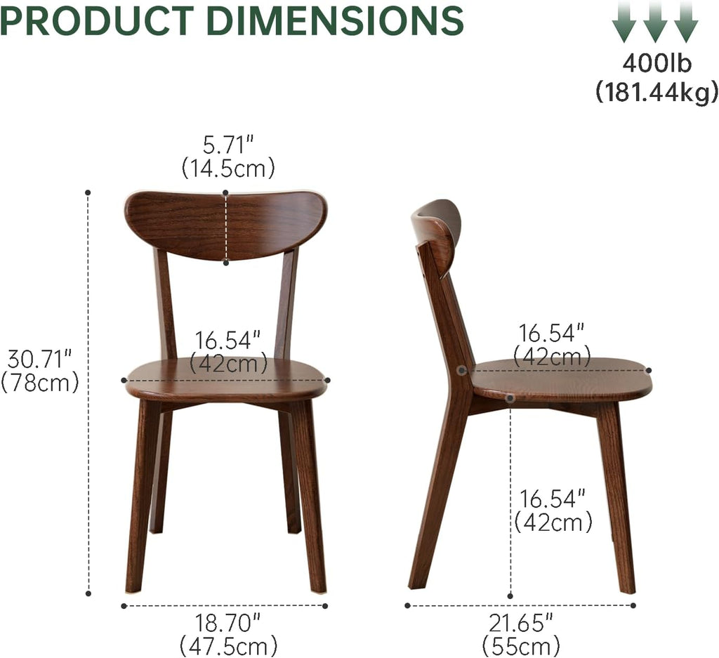 31"-47" Extendable Dining Table Set for 4, Solid Wood Folding Kitchen Table with Oak Wood Legs, Space-Saving Dinner Tables for Living Room, Kitchen, Dining Room, (Walnut) (Walnut, 1table+4chairs)
