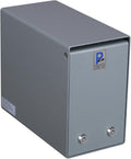 Protex Drop Box Safe (SDB-106), for cash, checks and envelopes,Dual Key Lock, Heavy-Duty, Saw-toothed baffle to protect slot, Powder coated finish, Pre-drilled anchoring holes Gray