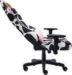 Techni Sport Black Cow Gaming Chair