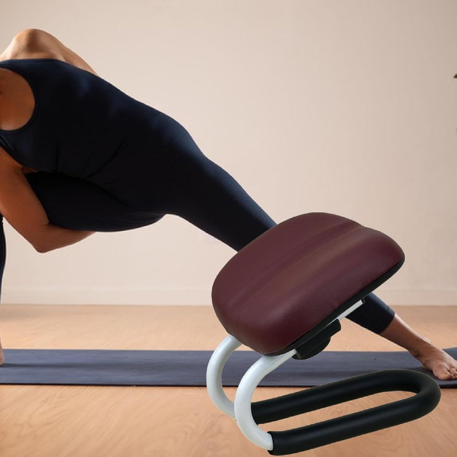 Meditation Bench,Prayer Seiza Chair Adjustable Kneeling Stool for Adults Floor Seating Travel