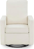 Delta Children Luna Nursery Swivel Glider - Greenguard Gold Certified and Oeko-TEX Standard 100 Fabric, Oatmeal