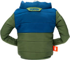 Puffin - The Puffy Jacket - Insulated 12 oz Can Cooler I Beer Bottle & Soda Can Insulator, Keep Drinks and Beverages Cold (Olive Green & Sailor Blue V25)