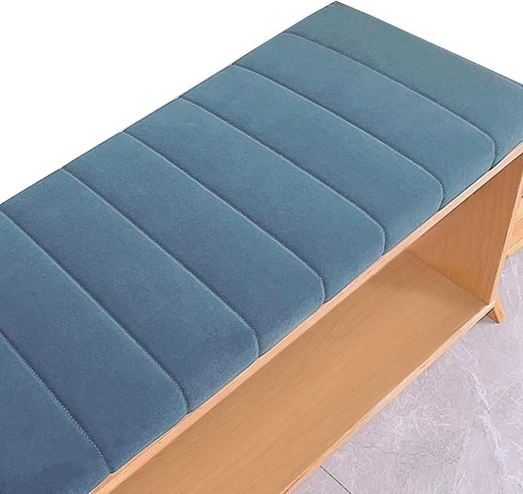 Bench Cushion for Indoor Outdoor Furniture Tufted Thicken Bay Window Seat Cushion Non Slip Waterproof Dining Piano Bench Pad Pillow Anti Cat Scratch for Patio Porch Swing(8,73x20in/185x50cm)