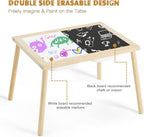 Frogprin Sensory Table for Toddlers 1-3, Kids Table with 3 Storage Bins Writable Lids, Sensory Activity Table, Play Sand Table for Indoor Outdoor