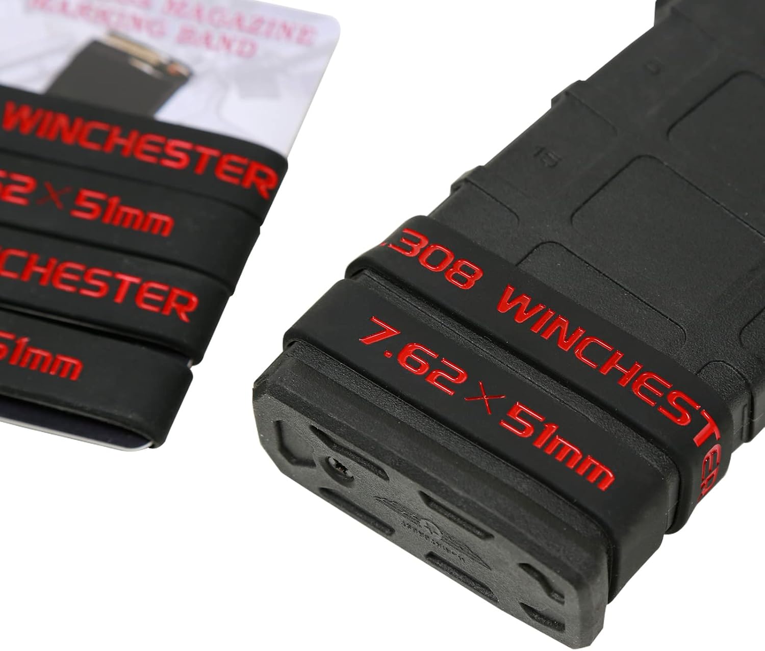 Aolamegs .308 Winchester/7.62×51mm Magazine Marking Band 6 Pack