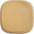 Bloomingville Enameled Metal Square Table, Mustard Color