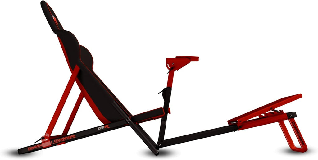 GTA Compact V2 Foldable Racing Simulator Cockpit Stake F1® Team Kick Sauber Edition (Red/Black)