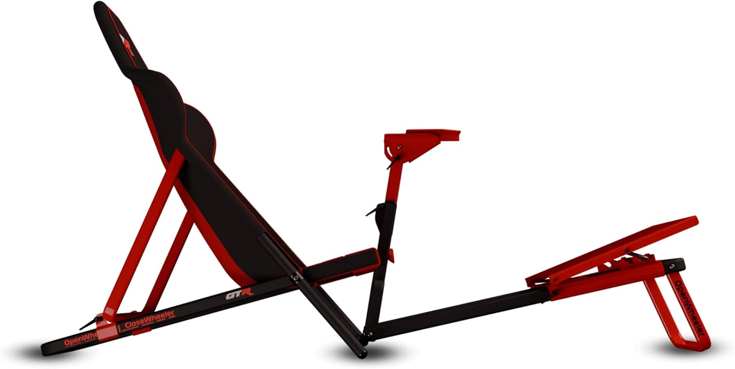 GTA Compact V2 Foldable Racing Simulator Cockpit Stake F1® Team Kick Sauber Edition (Red/Black)