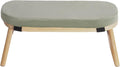 Meditation Benches, Folding Meditation Kneeling Stool with Footpads, Bamboo Sturdy Meditation Chair with Meditation Cushion as Yoga Bench, Prayer Bench, Floor Seat (Green)