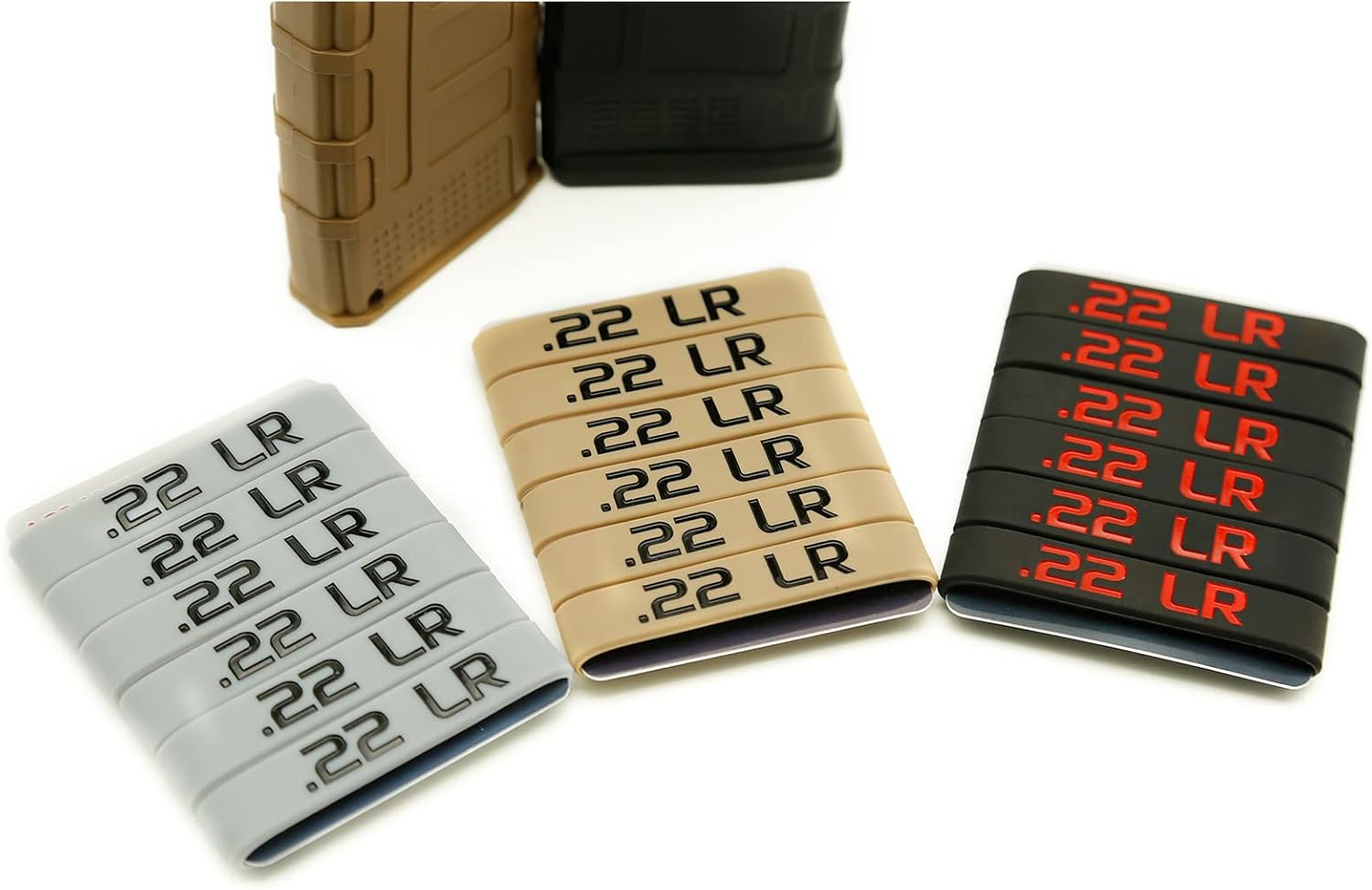 Aolamegs .22 LR Magazine Marking Bands 6 Pack
