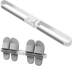 Slipper Rack Adhesive Wall-Mounted Folding Shoe Holder for Bathroom and Entryway, Space-Saving Flip-Flop Organizer, No-Drill Mount, Rotating Arms